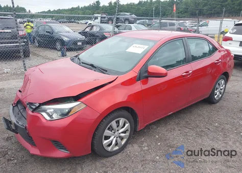 2016 Toyota Corolla Le z USA, uszkodzony, nr VIN 2T1BURHE9GC521820